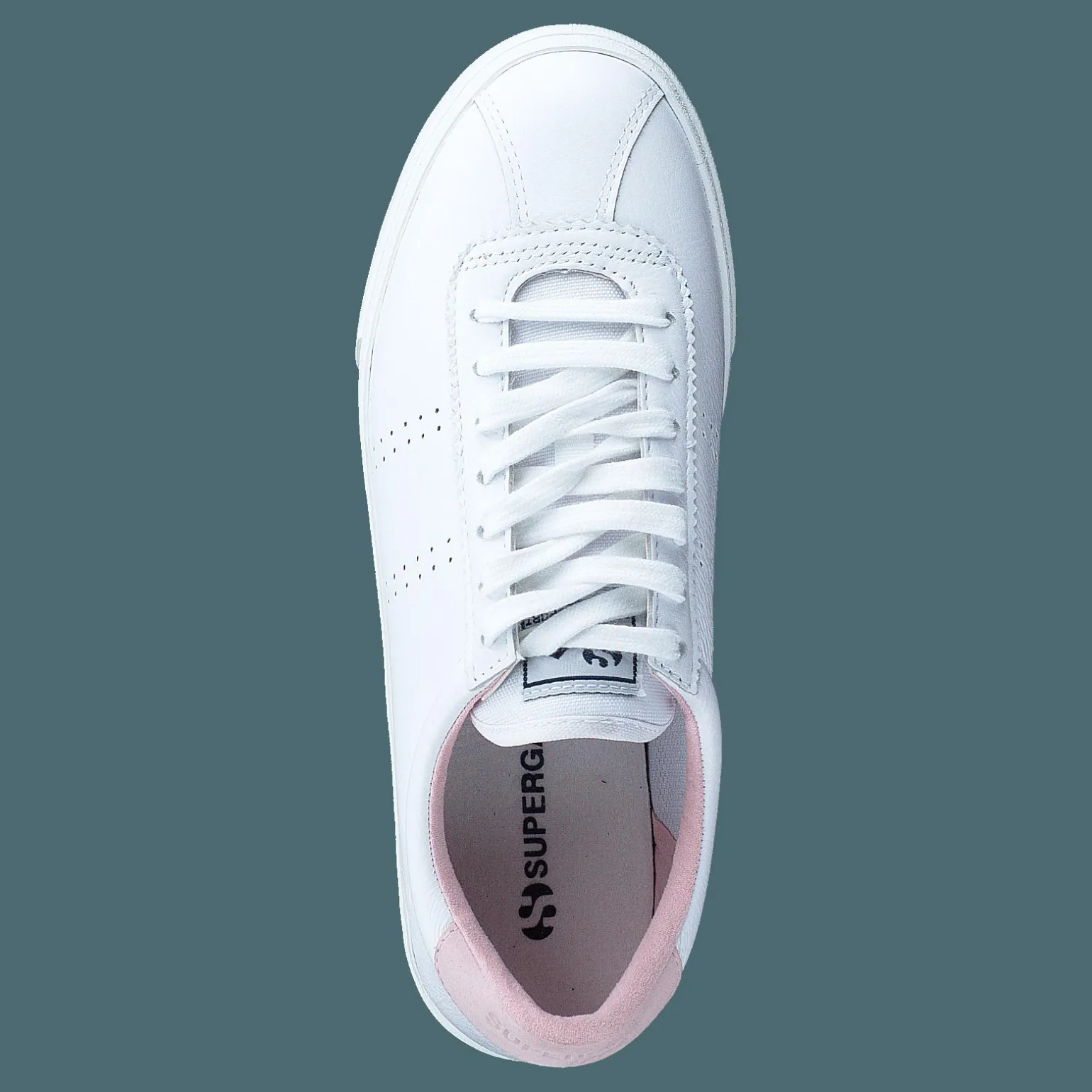 2843 Club S Comfort Leather White-pink Lt A4x