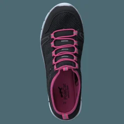 435-2311 Comfort Sock Black/Fuchsia