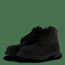 6 Inch Premium Waterproof Boot Black Nubuck Mono