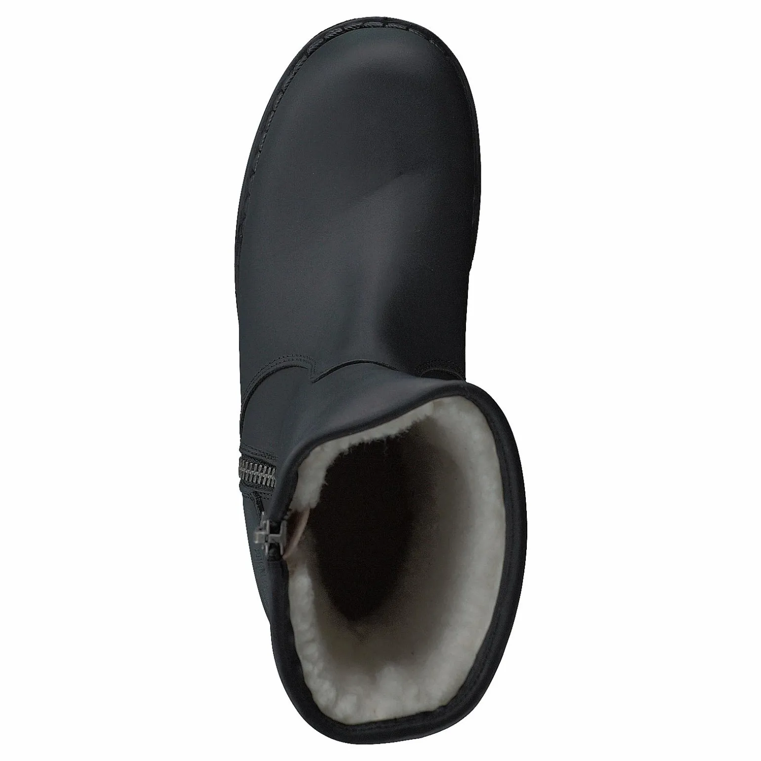 250 Mid Zip Side Black Old Silver