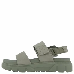 2 Strap Sandal Greyfield Lt Tpe Suede
