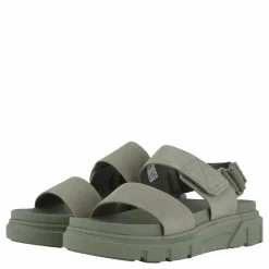 2 Strap Sandal Greyfield Lt Tpe Suede