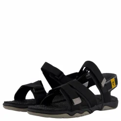 2 Strap Sandal Jet Black