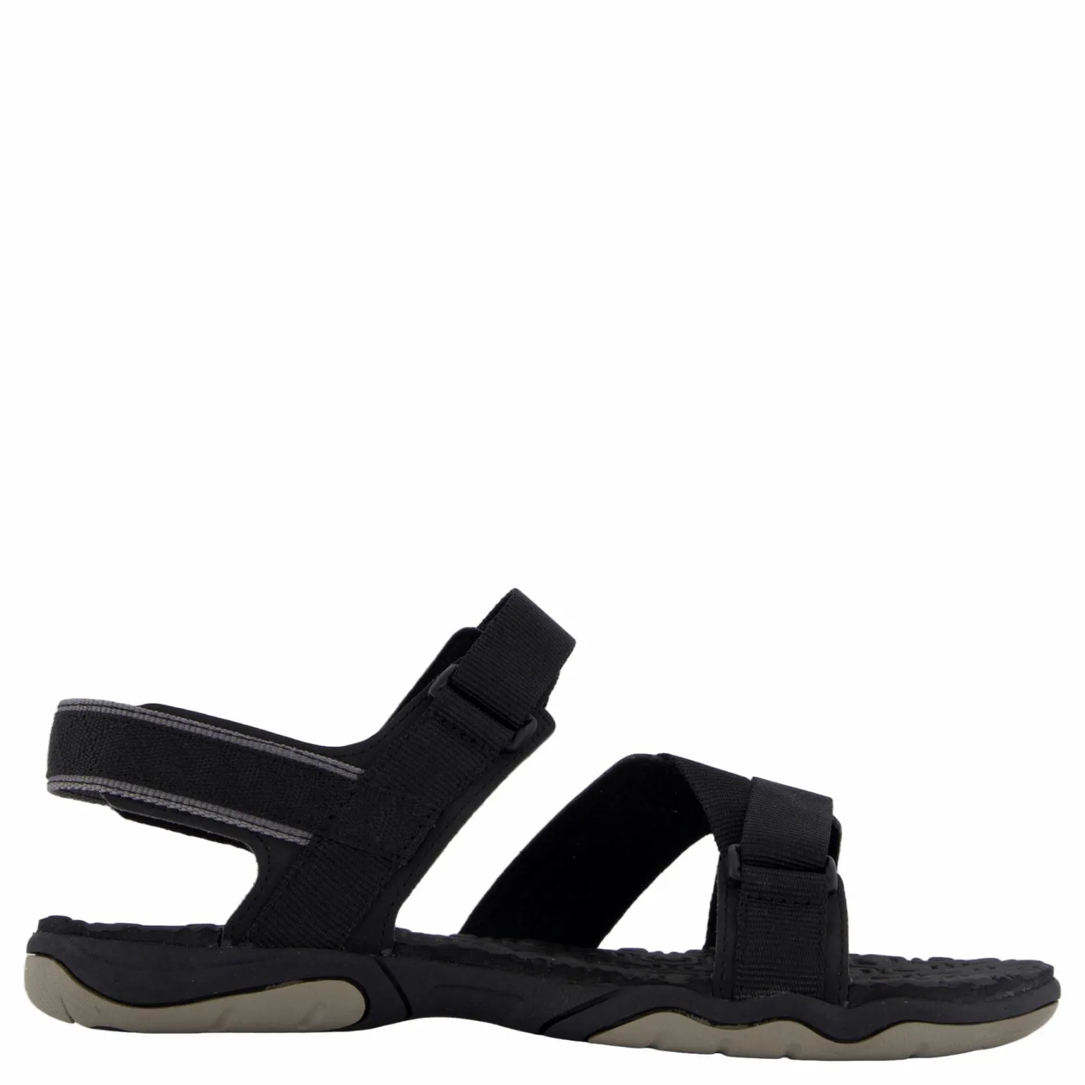 2 Strap Sandal Jet Black