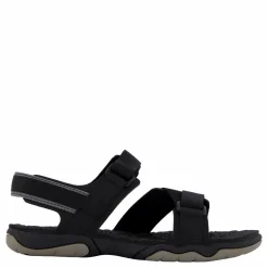 2 Strap Sandal Jet Black