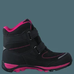 435-6608 Waterproof Warm Lined Black/Fuchsia