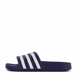 Adilette Aqua Slides Dark Blue / Cloud White / Dark Blue