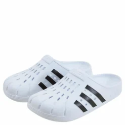 Adilette Clogs Cloud White / Core Black / Cloud White