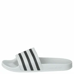 Adilette White/cblack/white