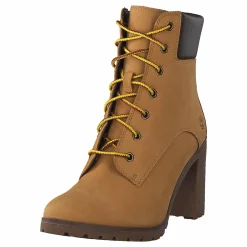 Allington 6in Lace Up Wheat Nubuck