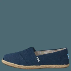 Alpargata Navy Washed Canvas Rope Sole