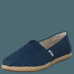Alpargata Navy Washed Canvas Rope Sole