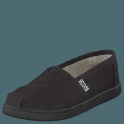 Alpargata Youth Black Canvas