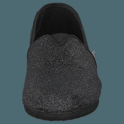 Alpargata Youth Black Iridescent Glimmer