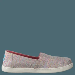 Alpargata Youth Pink Multi Twill Glimmer