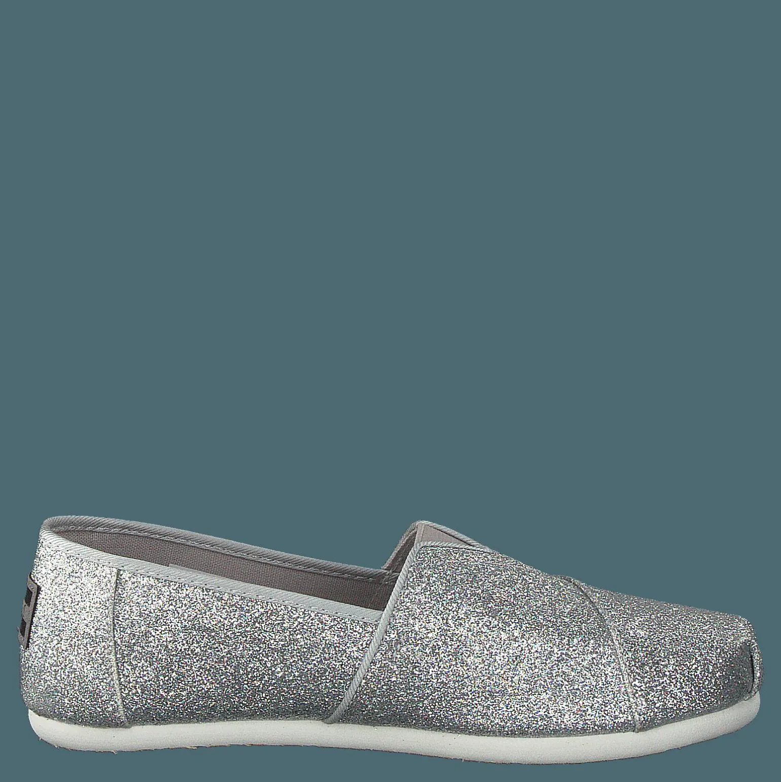 Alpargata Youth Silver Iridescent Glimmer