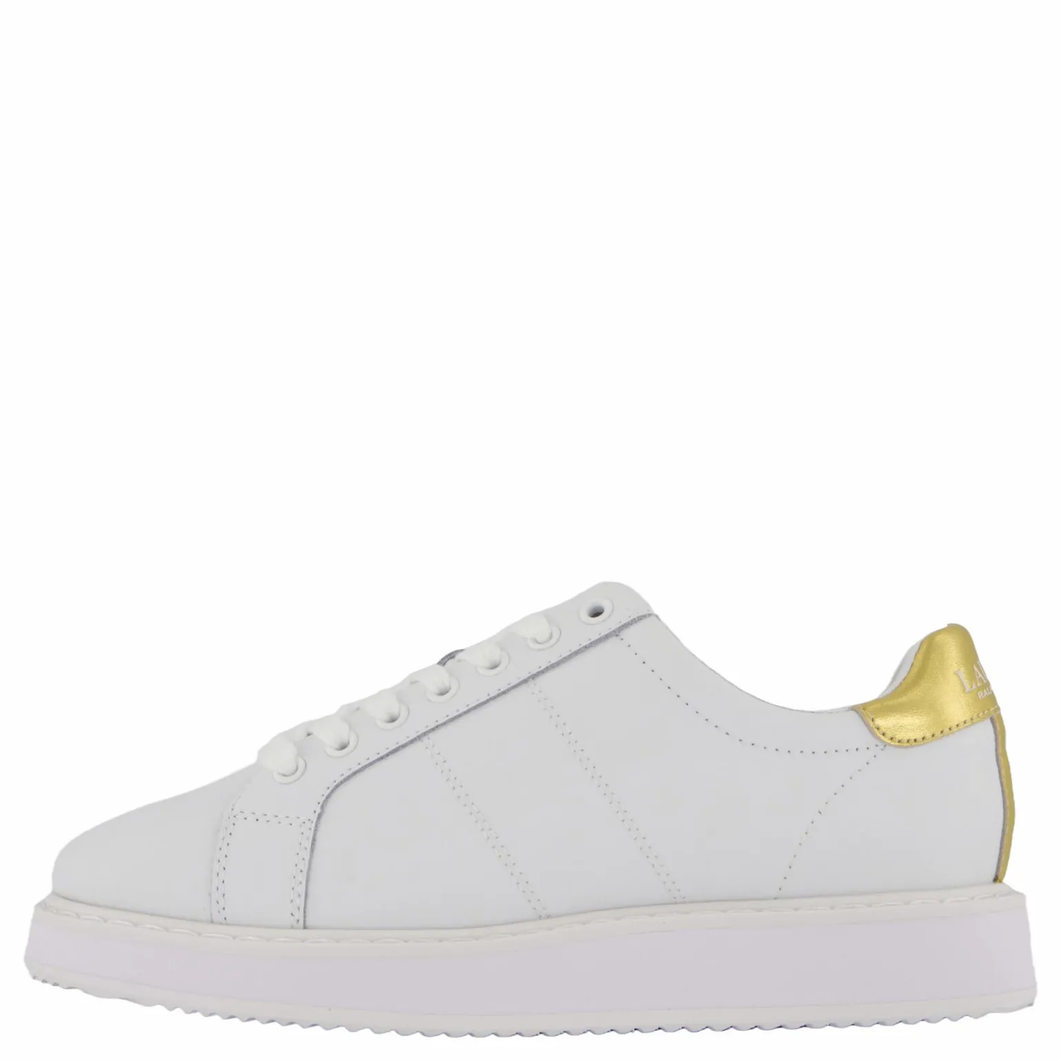 Angeline IV Action Leather Sneaker RL White / RL Gold