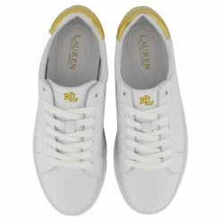 Angeline IV Action Leather Sneaker RL White / RL Gold