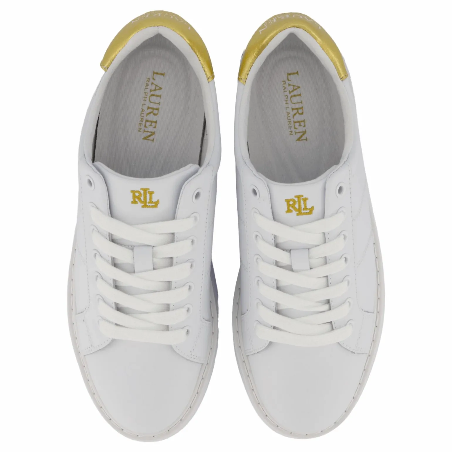 Angeline IV Action Leather Sneaker RL White / RL Gold