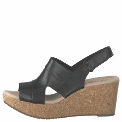 Annadel Ivory Black Leather