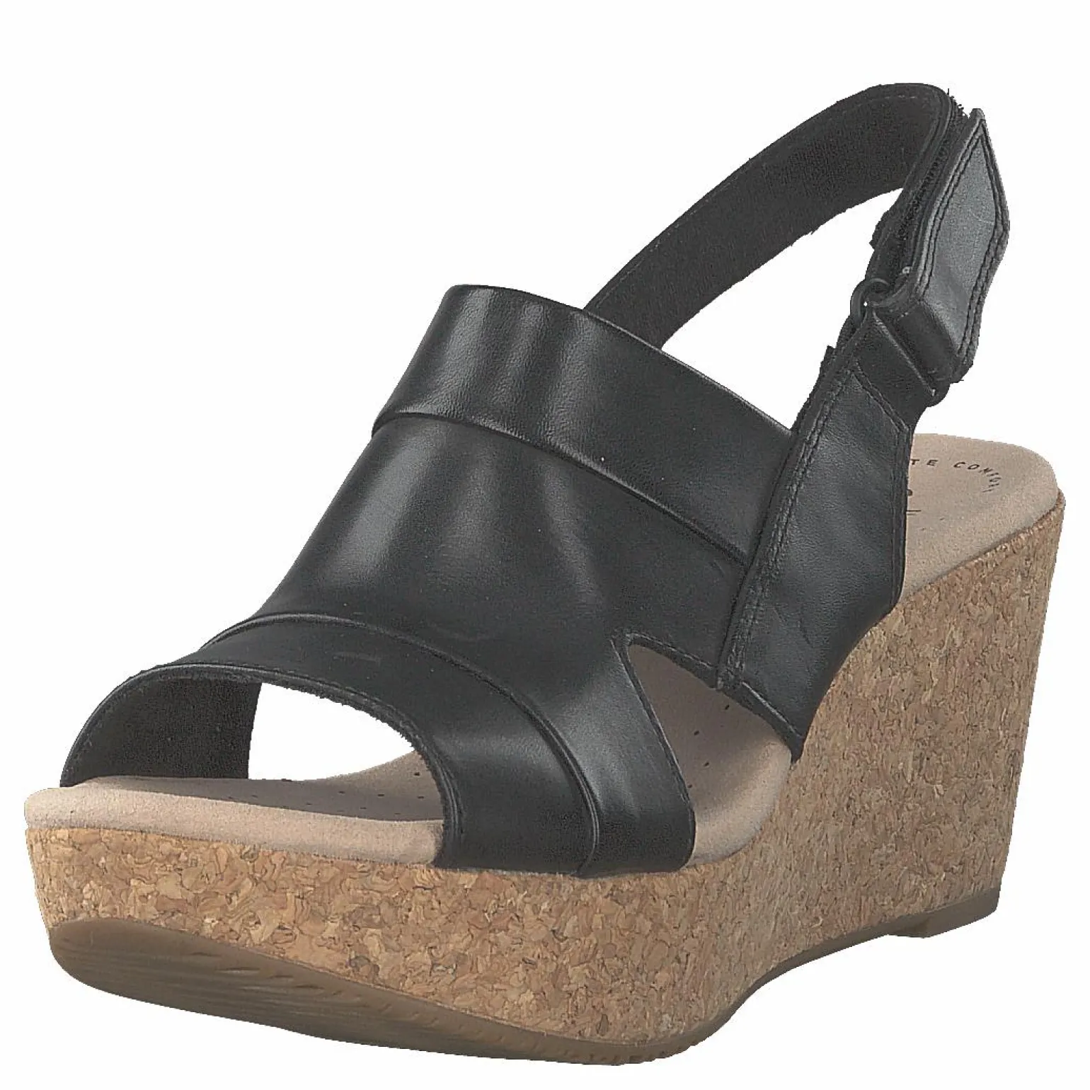 Annadel Ivory Black Leather