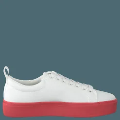 Arlo Three Antique White, Red Outsole