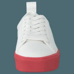 Arlo Three Antique White, Red Outsole