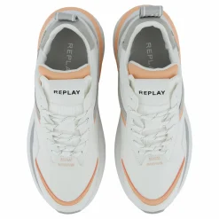 Athena Run White Orange