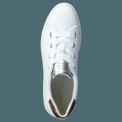 Avona Sneaker White/cognac/silver