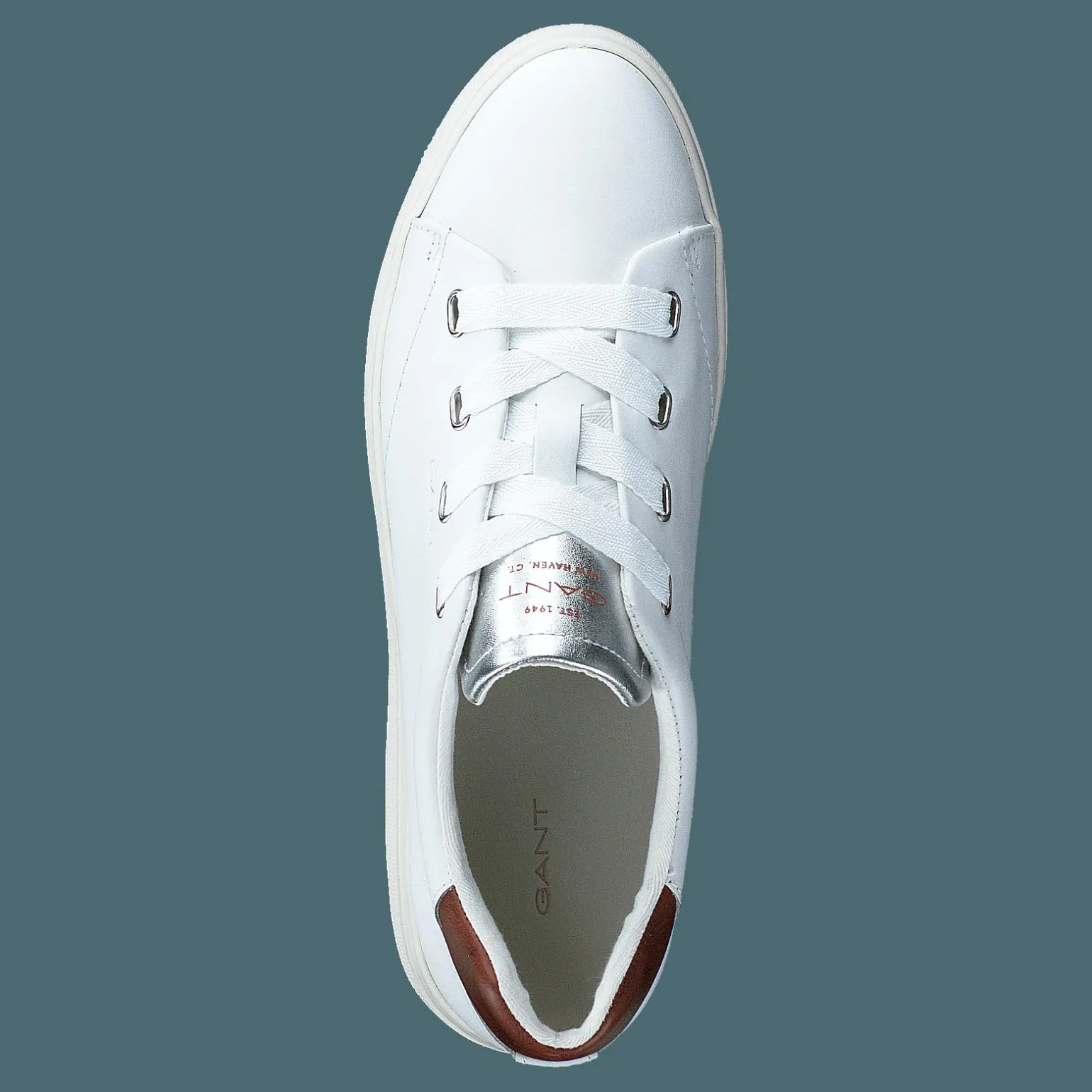 Avona Sneaker White/cognac/silver