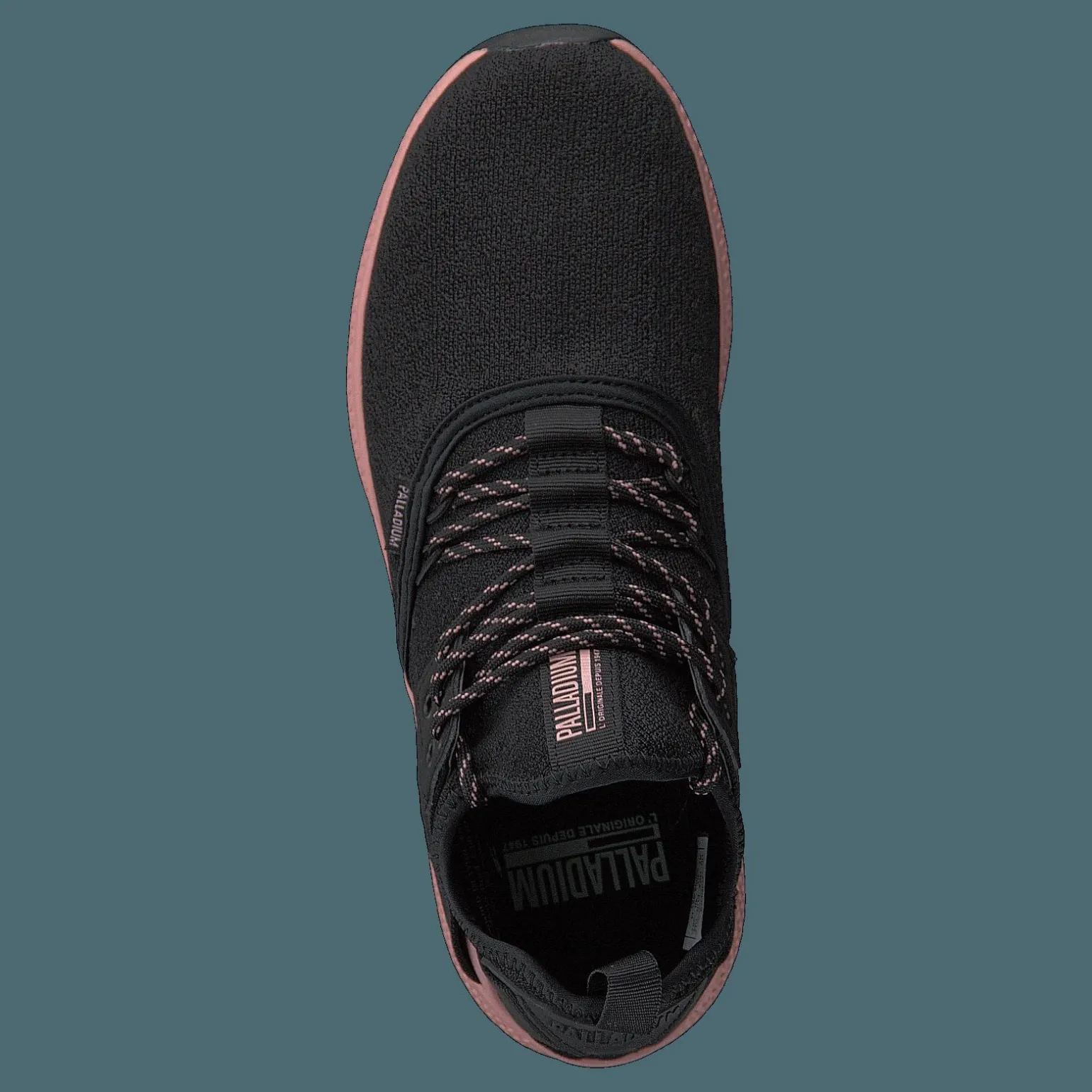 Ax_eon Lace Knit Black/Rose Tan