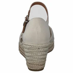 Basic Open Toe Mid Wedge Classic Beige