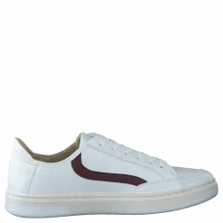 Basket Lux Low Trainer Optic/oxblood