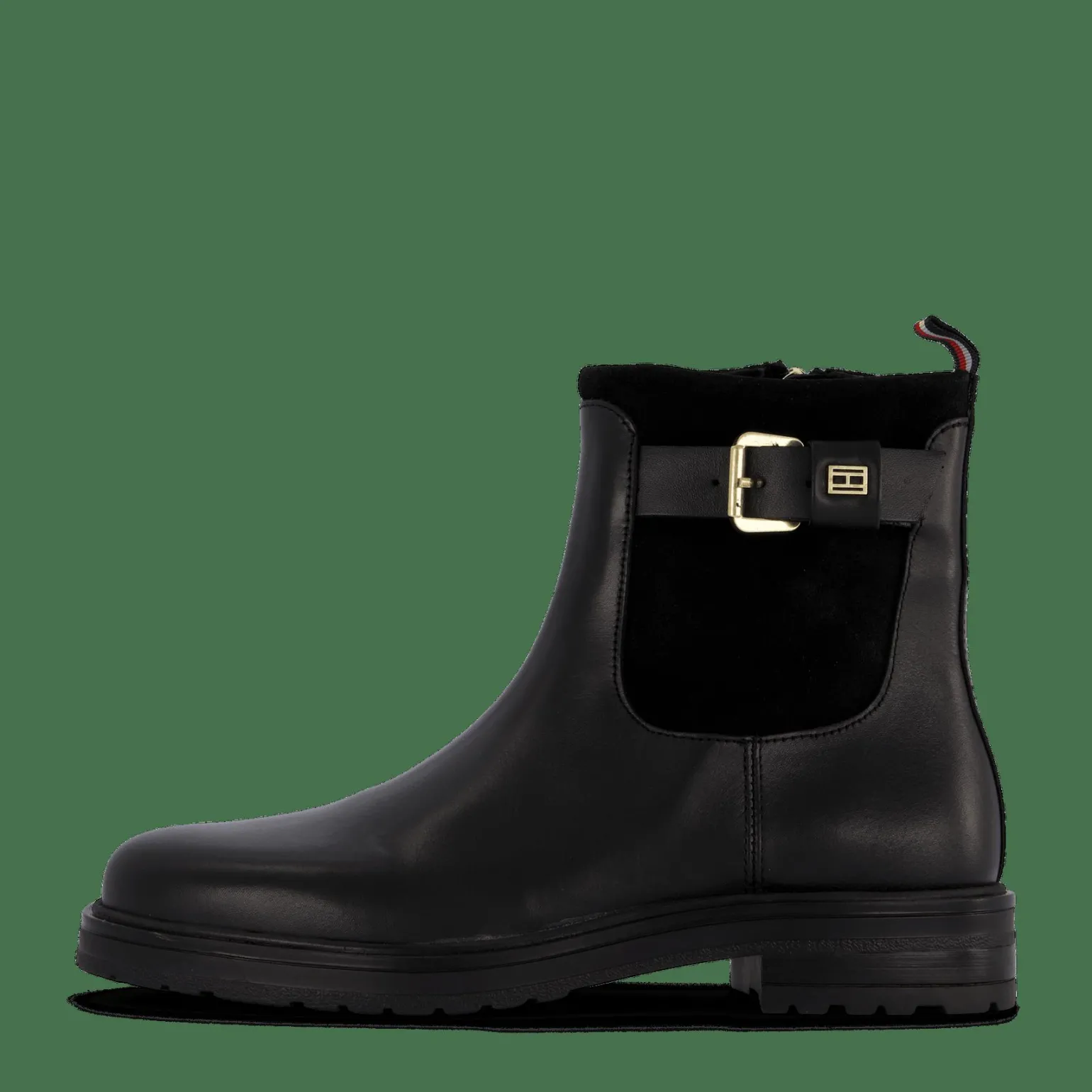 Belt Bootie Material Mix Black