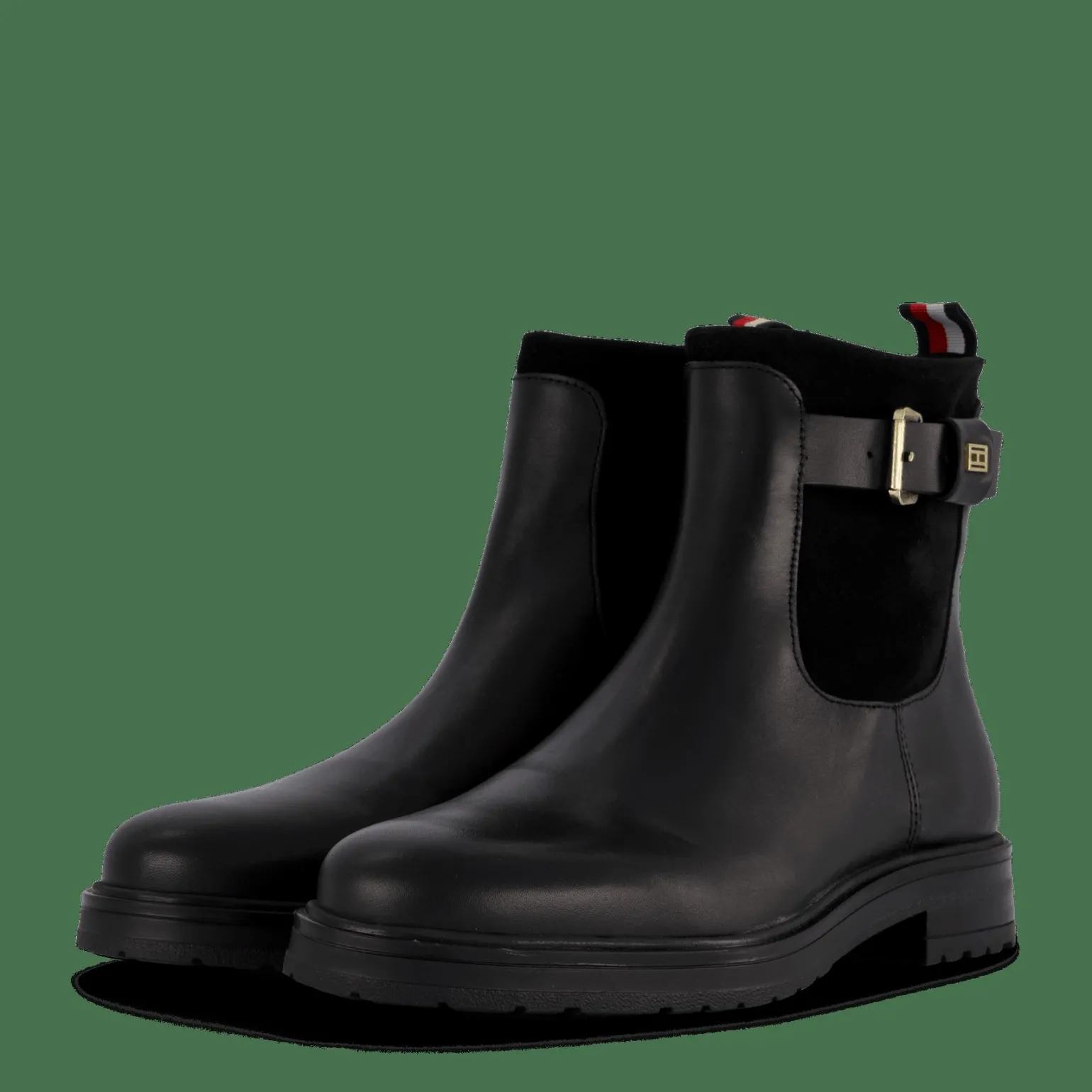 Belt Bootie Material Mix Black