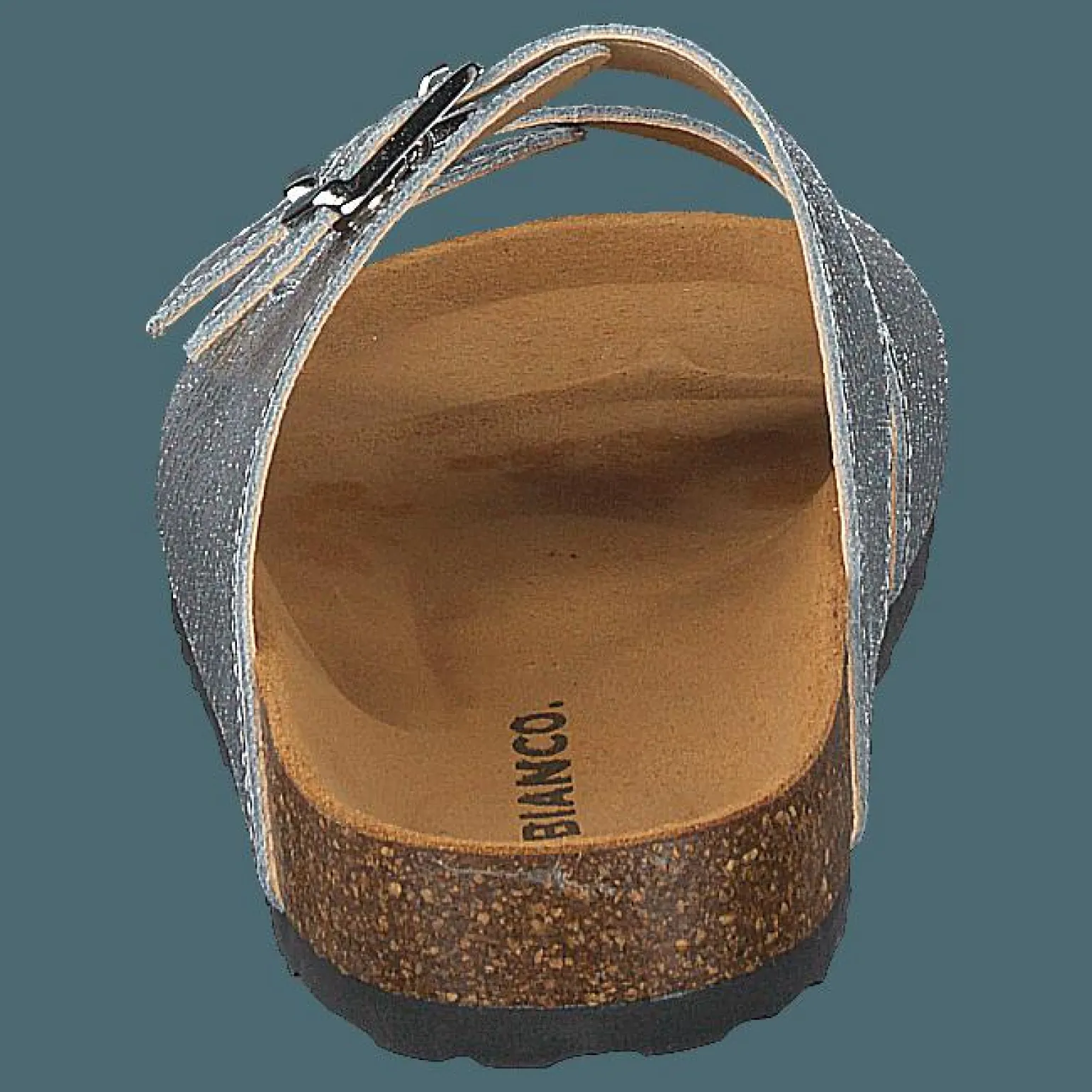 Biabetricia Buckle Sandal 918 Silver Snake