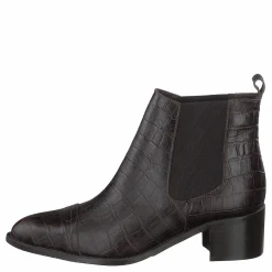 Biacarol Croco Dress Chelsea Dark Brown