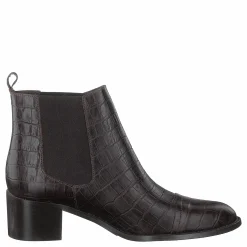 Biacarol Croco Dress Chelsea Dark Brown