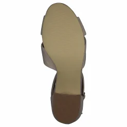 Biacate Suede Cross Sandal 271 Nougat 1