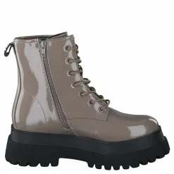 Biagas Laced Up Platform Boot  Taupe