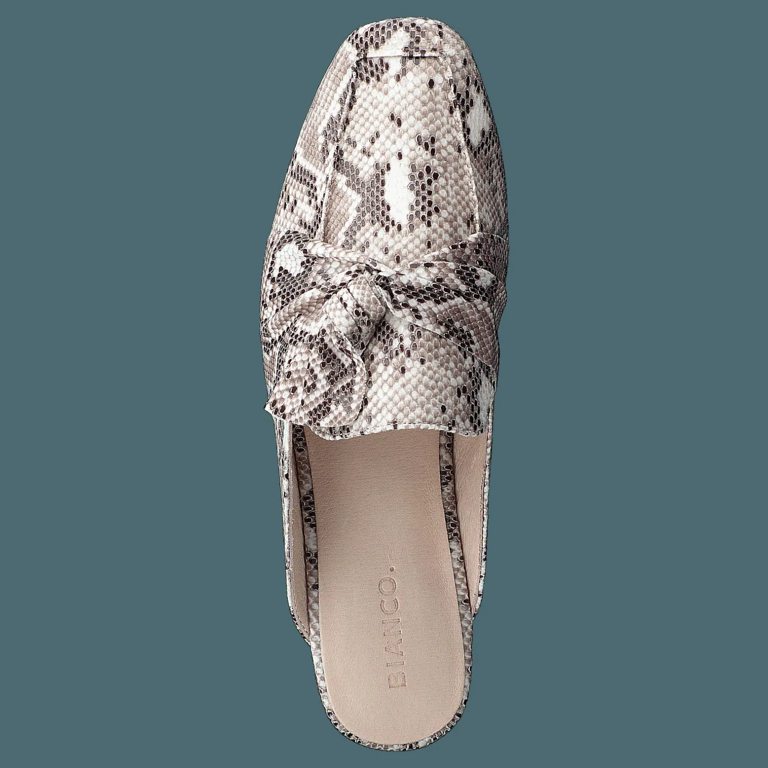 Birke Assymetric Bow Mule 610 - Snake