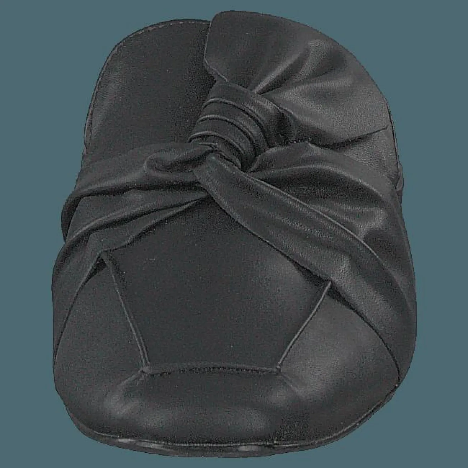 Birke Assymetric Bow Mule 100 - Black