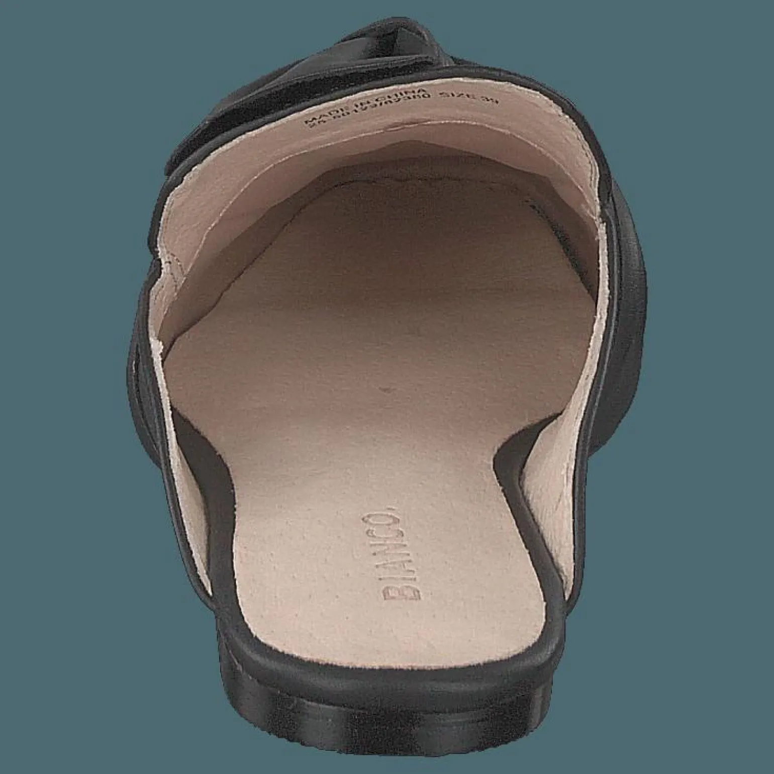 Birke Assymetric Bow Mule 100 - Black