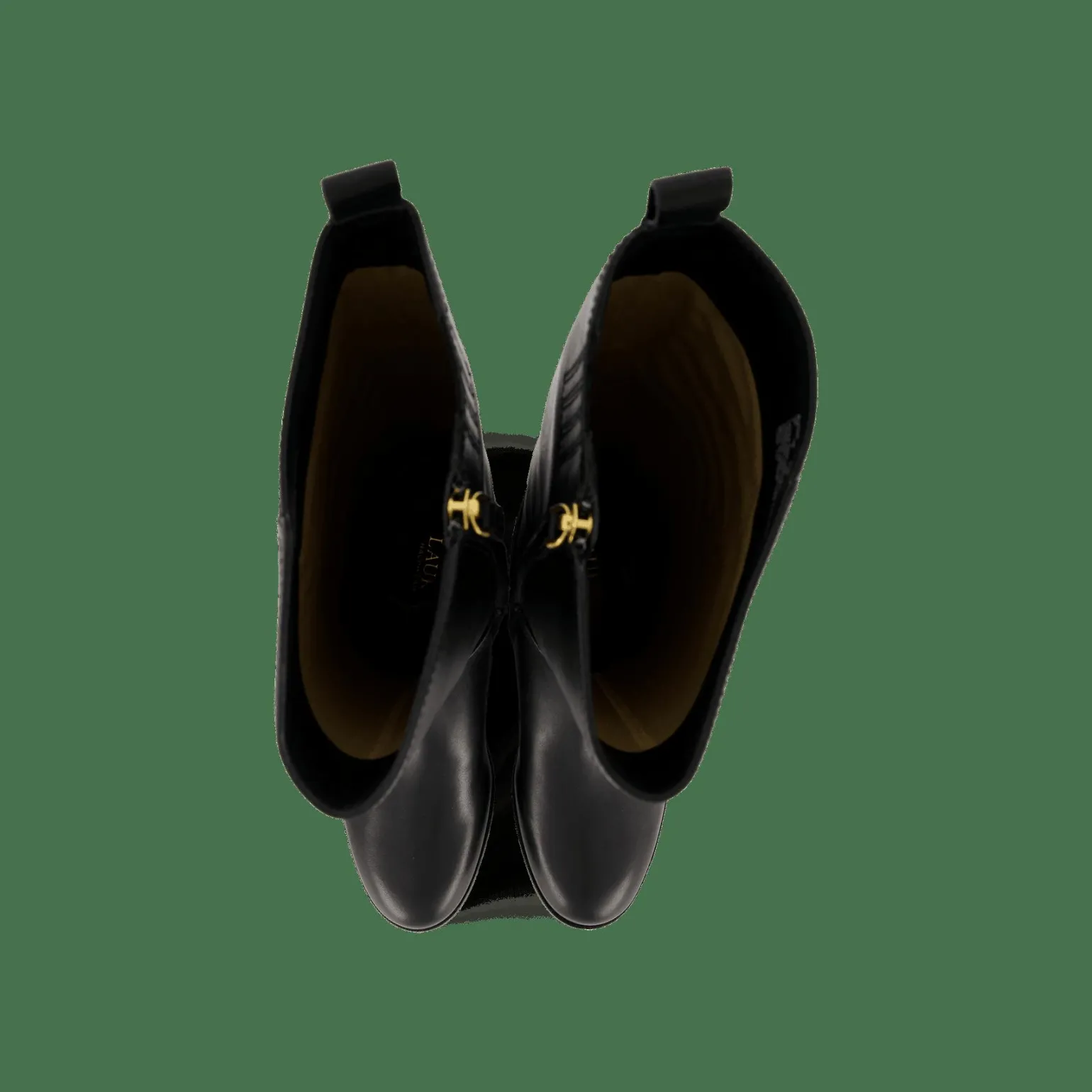 Blayke Burnished Leather Tall Boot Black