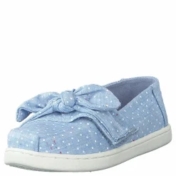 Bliss Speckled Chambray Dots Light Blue