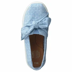 Bliss Speckled Chambray Dots Light Blue