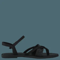 Blk Cvs/foil Woven Wm Lexie Sa Black