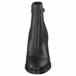 Block Branding High Heel Boot Black