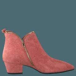 Boot Raw Zip Suede Cher - Cherry