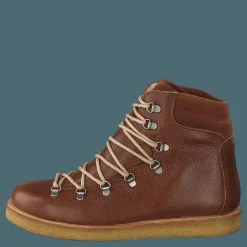 Boot With Laces And D-rings Medium Brown